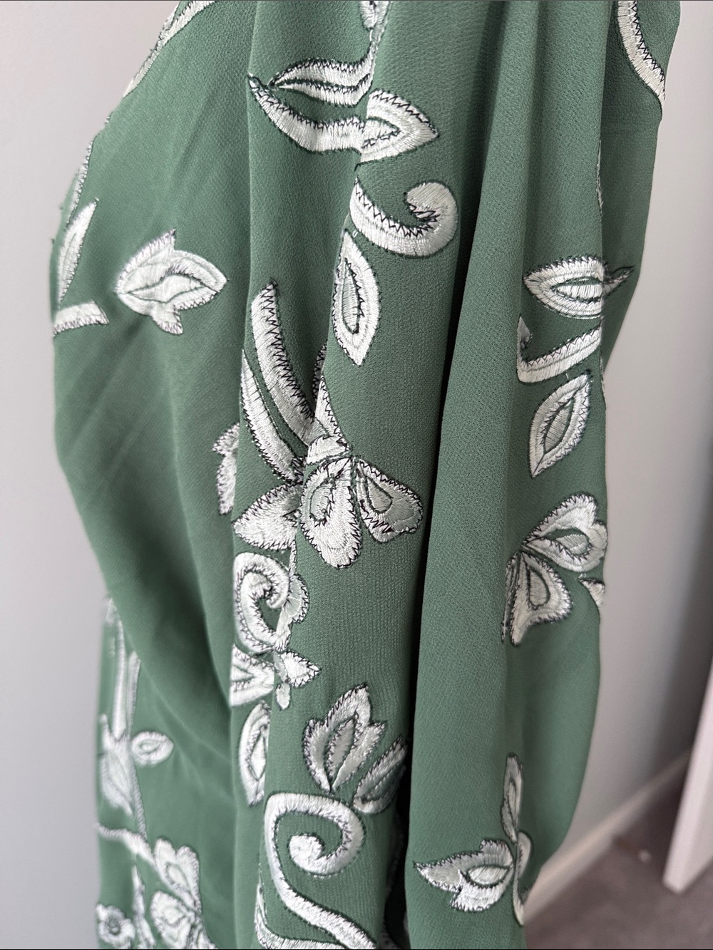 NWT Monsoon London Embroidered Kimono Sleeve Midi Dress - Picture 9 of 13